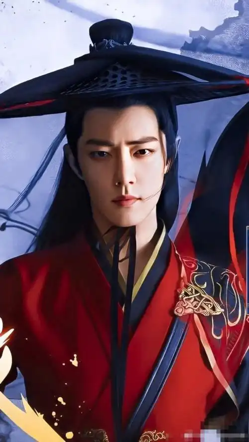 肖战最新古装造型,红衣的他邪魅而又帅气,可以挑战出演东方不败