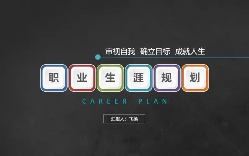 大学生职业生涯规划职业规划人生规划ppt