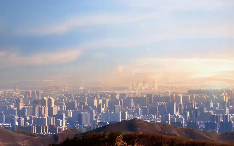 【sx740】用长焦相机从山上俯瞰呼和浩特市全貌 2019.10