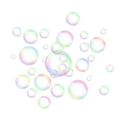 透明泡泡泡泡特效元素泡泡psd素材