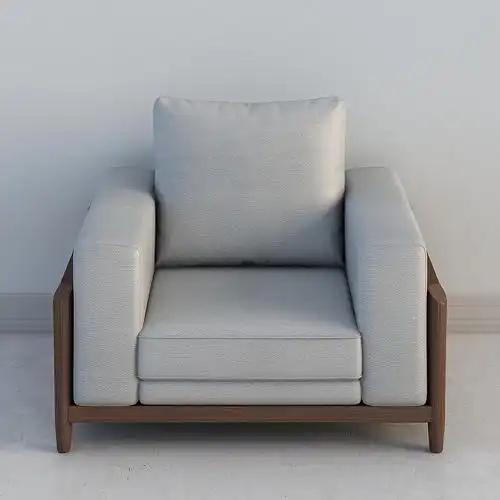 华鹤家具意式简约isola hk16031单人沙发