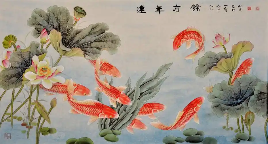 客厅沙发墙挂的字画 一副鸟语花香花鸟画最佳