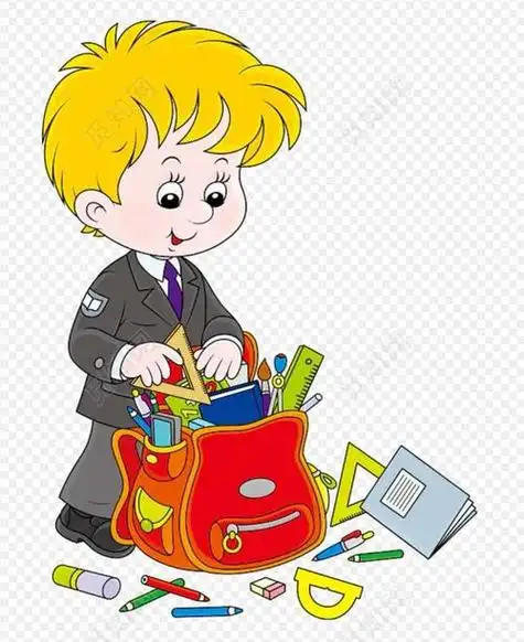 整理书包简笔画 整理书包简笔画图片大全