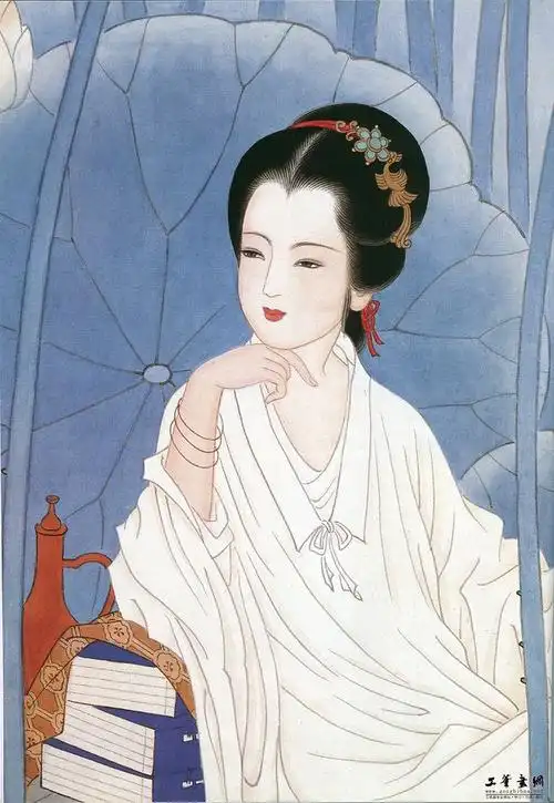 【天狼收藏】工笔人物-杨淑涛工笔仕女画集(其一) - 天狼 - 指尖缘