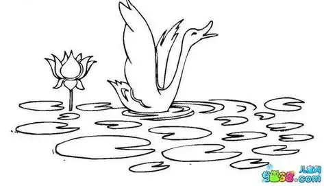 湖简笔画湖简笔画图片