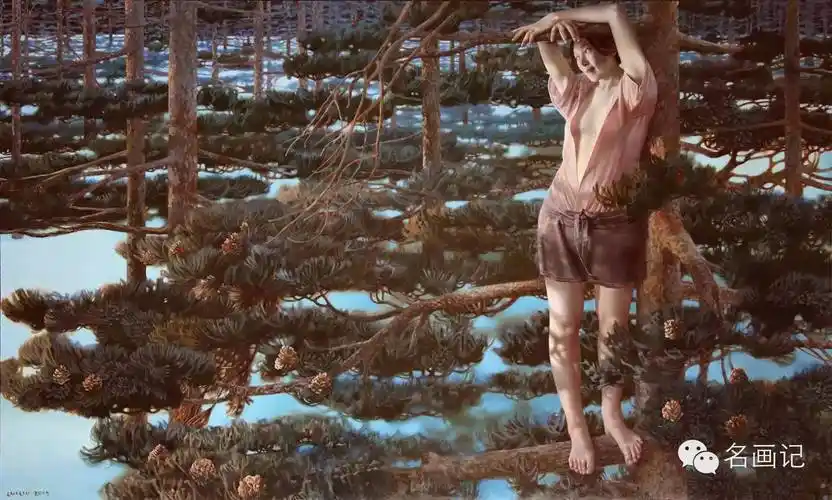 刘溢油画 《念故乡》布面油画 120x200cm 2015年