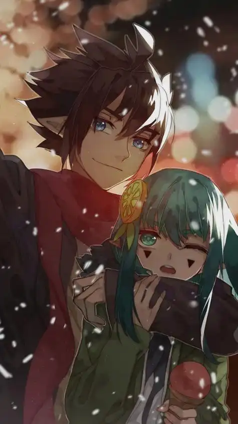 喜欢同人板绘凹凸世界双安安迷修安莉洁新年贺图大家有时间去看看吧!