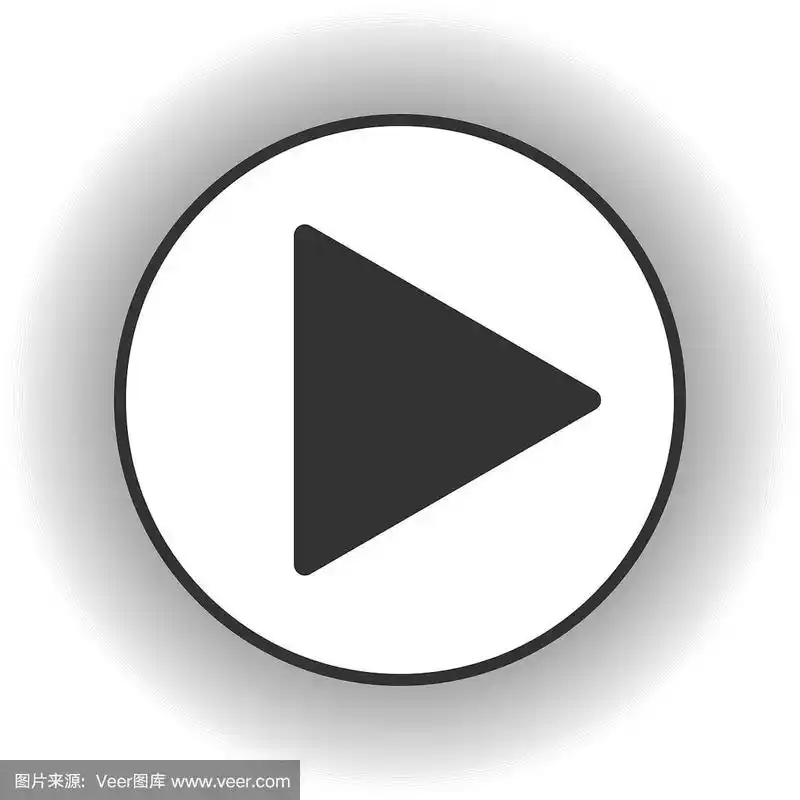 音乐和视频向前点击形状符号.按箭头开始播放器媒体.