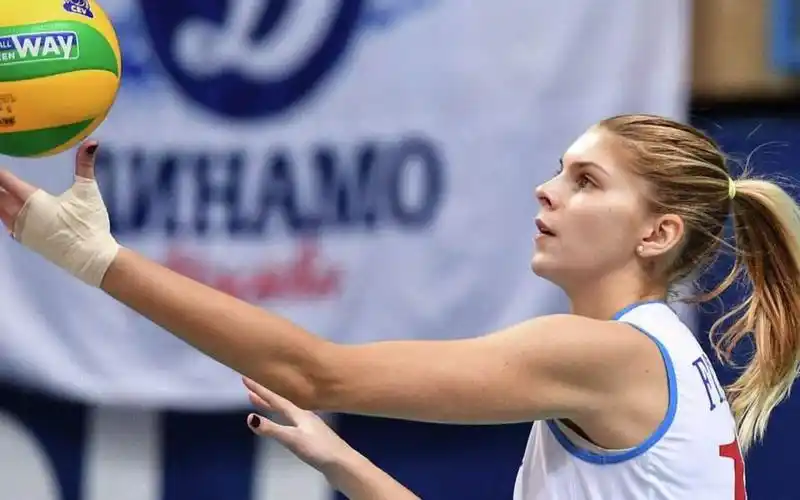 真正的人美球靓俄罗斯女排颜值担当费蒂索娃精彩合集