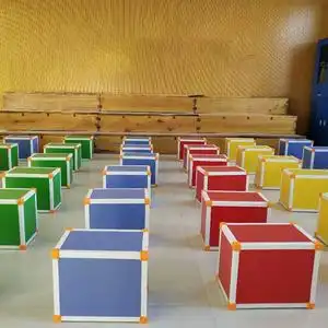 口才幼儿园音乐教室凳子专用多功能音乐凳合唱凳子六面体凳积木凳