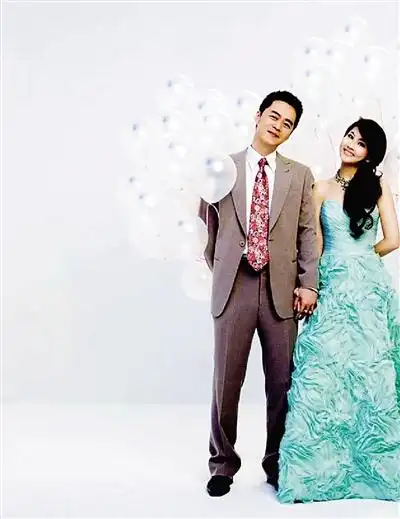selina和张承中的结婚照
