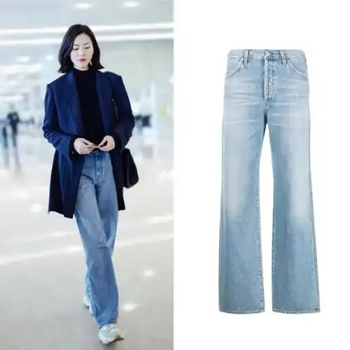 穿搭笔记:牛仔阔腿裤搭配鞋子