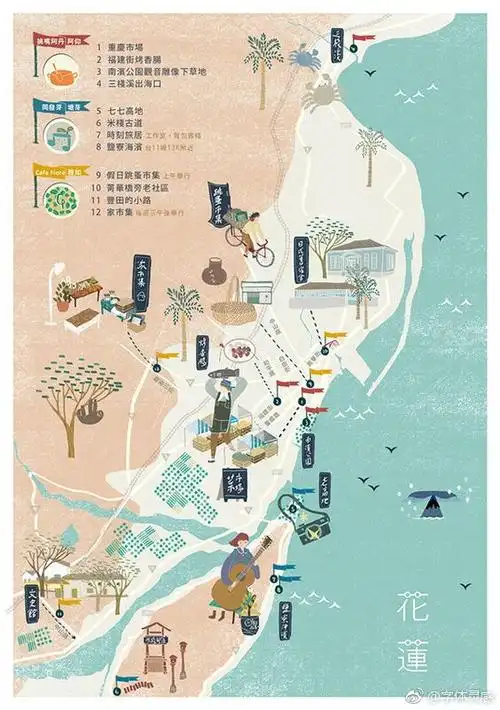 地图类型海报设计