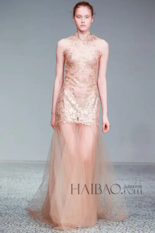 来自t台秀的薄纱透视婚纱灵感 你敢尝试吗?