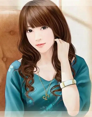 手绘现代美女图片(来自百度)_仙人球de刺吧_百度贴吧