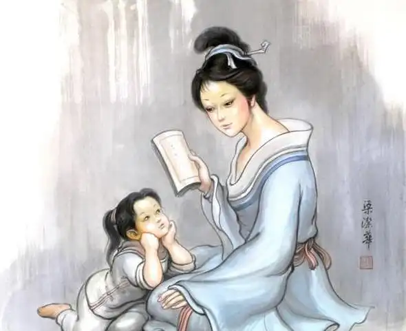 野外的黄鸟,养育带着它的声音很好.有七个儿子,句子不安慰母亲的心.