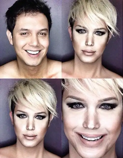 男主持易容成女星 盘点令人难以置信的男扮女装(图)