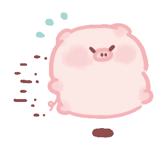 表情包会动的小猪猪太可爱了(*)