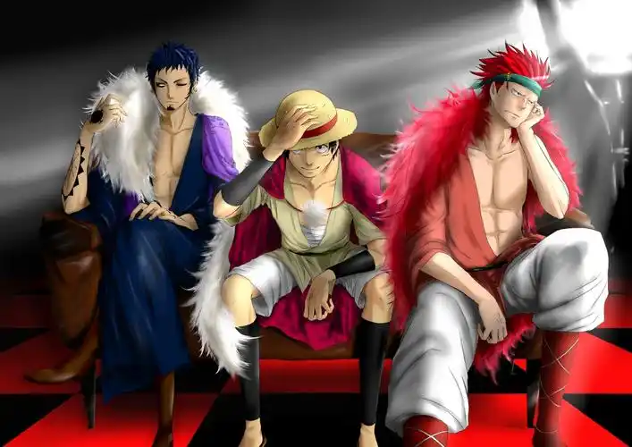 红色的头发海盗帽航海王海贼王4k壁纸