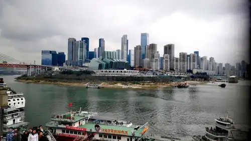 长江和嘉陵江交汇处