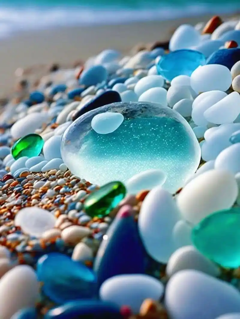 会发光的鹅卵石★这也太美了吧!