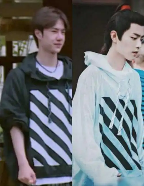 王一博肖战撞衫太多同款衣服多到不计可数同款不同色似情侣款