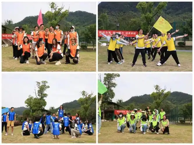 取队名,创作队旗,确定口号与队歌,队形展示