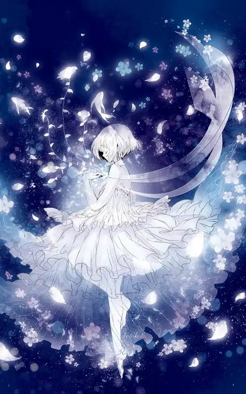 唯美梦幻动漫手绘插画高清手机壁纸