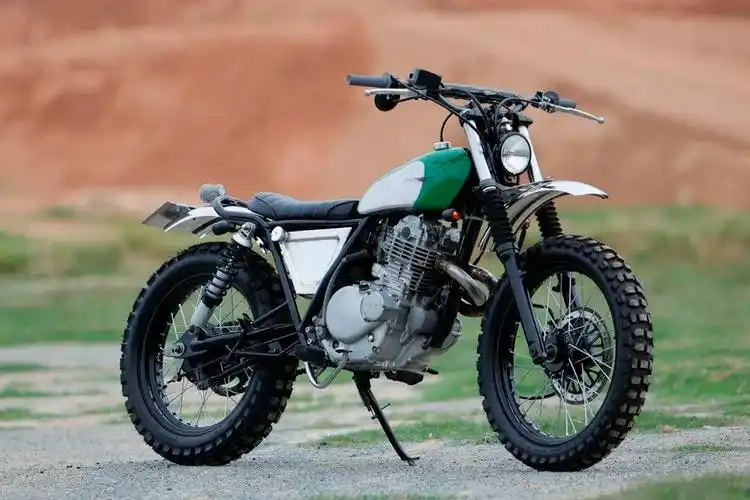 old school的精髓,铃木tu250草上飞复古风格 - 摩托车二手网