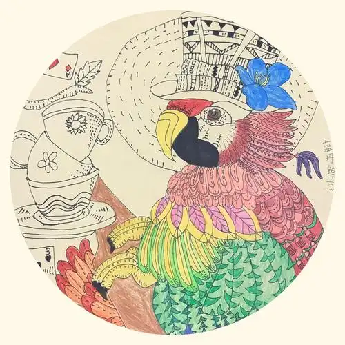 箫逸美术馆周五晚《动物装饰画》