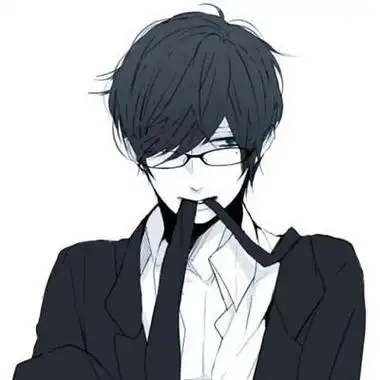 帅气眼镜男生漫画头像2021精选除了自渡他人爱莫能助