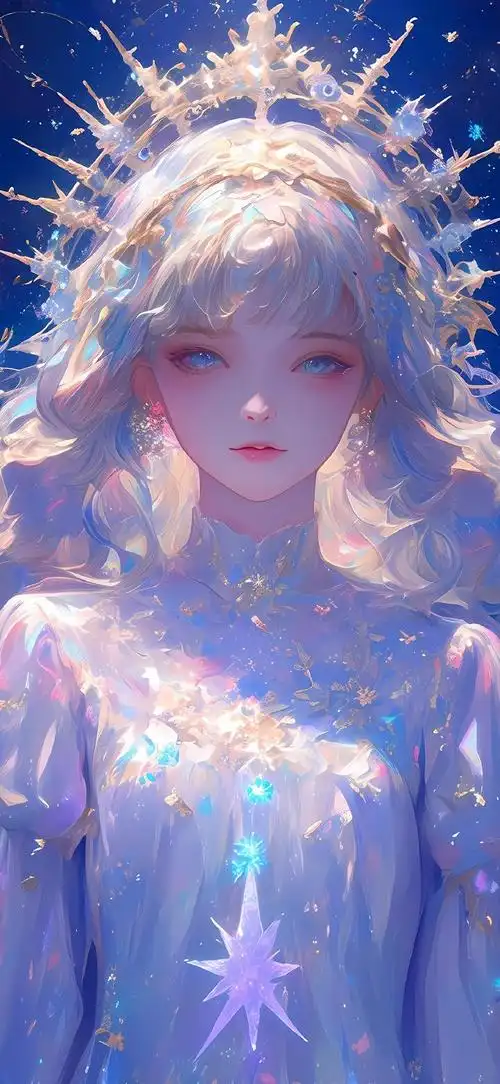 二次元唯美少女插画#ai绘画##高清壁纸精选