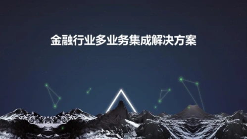 金融行业多业务集成解决方案