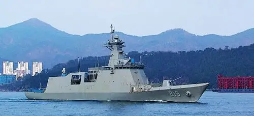 韩国海军近海新卫士大邱级护卫舰