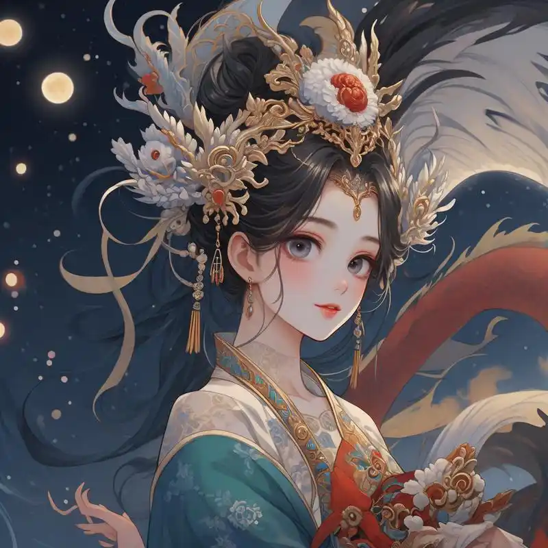 93古风龙女头像,仙气十足94