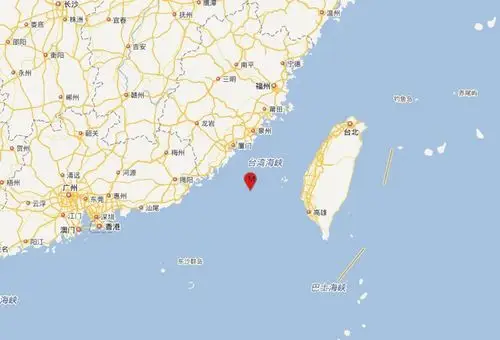 台湾海峡发生4.2级地震