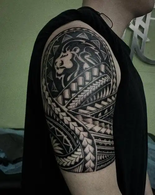 玛雅图腾纹身图片_手臂图腾纹身图案