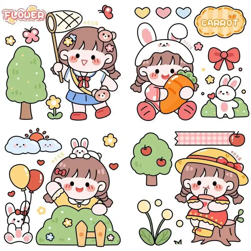 手帐|芝芝酱日常生活可爱电子手帐贴纸素材 95 芝芝酱日常生活创意