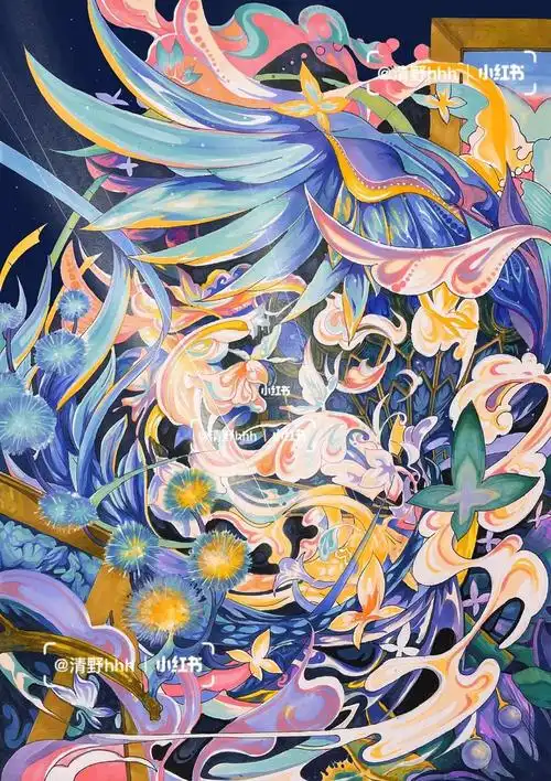 马克笔手绘插画