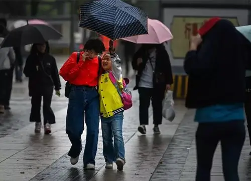 致敬在暴雨中前行的人