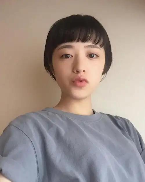 可爱短发