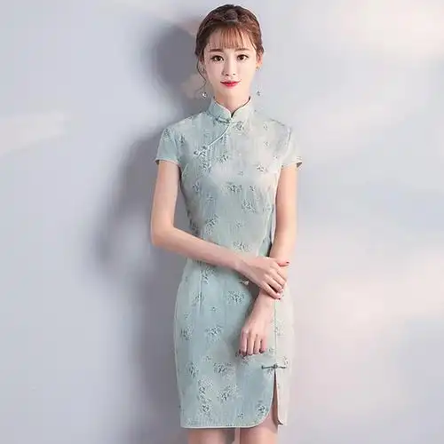 旗袍裙,夏秋季,棉质,连衣裙,旗袍_新款_牌子_图片_价格_优惠券-黄三怪