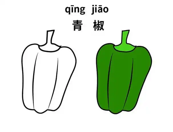 蔬菜简笔画,蔬菜简笔画可爱卡通(10种不同蔬菜的儿童简笔画素材)