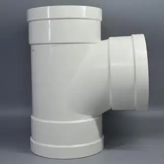 唄硶排水联&塑pvc塑料管道顺水三通三叉50 75 110 160下水接头 联塑