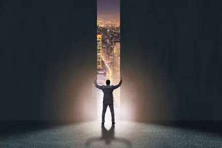 商人走向他的野心照片