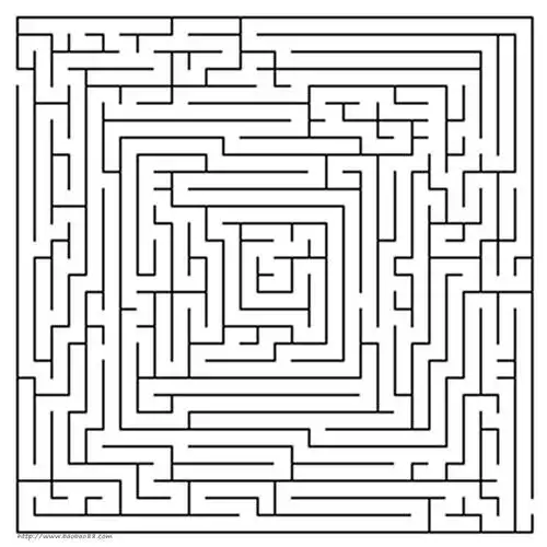 迷宫图片高难度