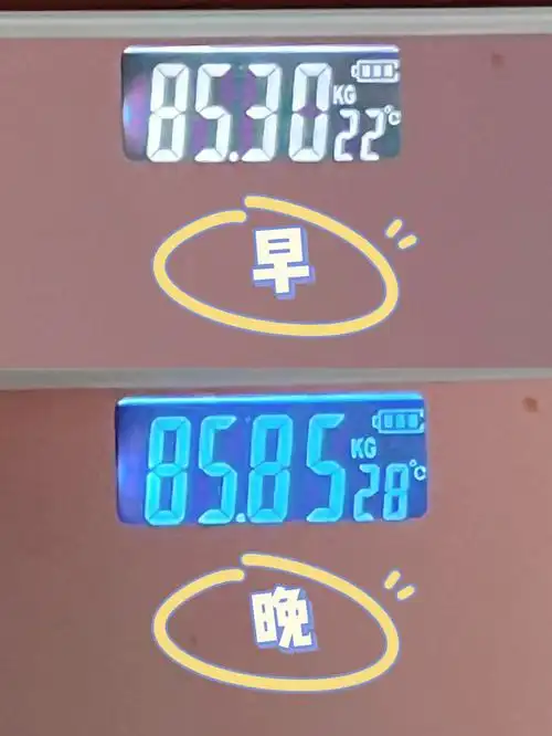 30kg今日睡前体重:85.