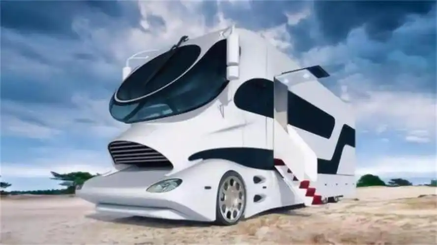 世界上最贵的房车,售价高达1600万,内部装修极度奢华!_腾讯视频