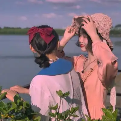 唯美意境闺蜜头像两个人一张一对两张的