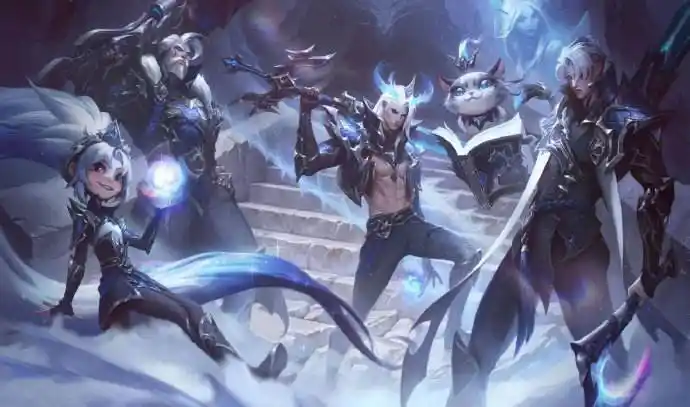 重返游戏英雄联盟s11edg冠军皮肤曝光冷色调极具暗黑风格